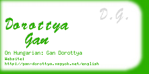 dorottya gan business card